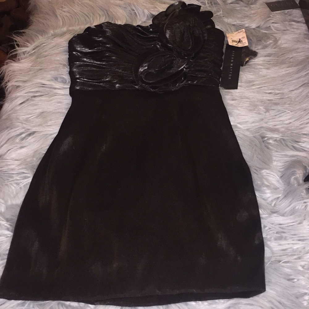Aidan Mattox Black Dress